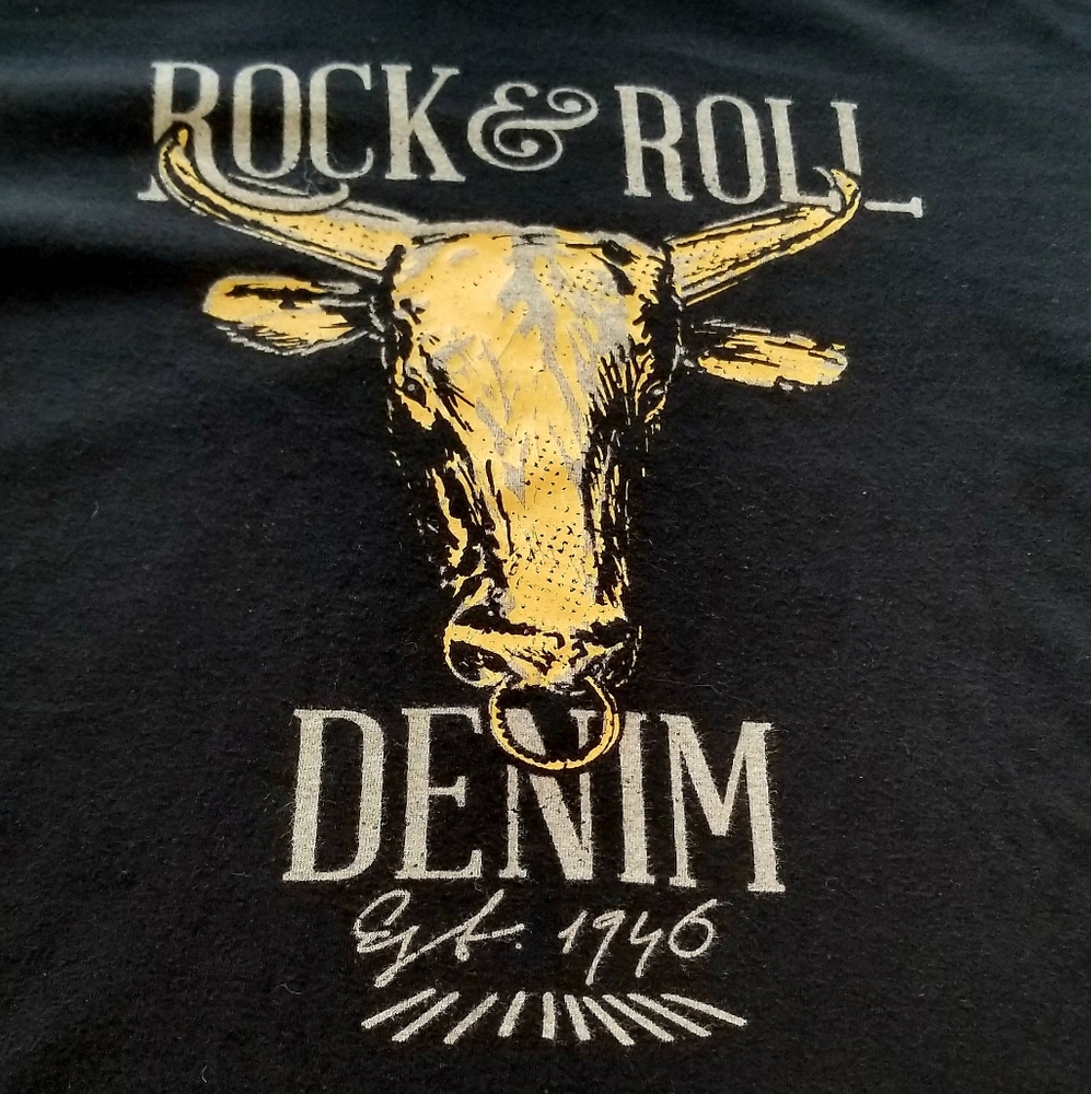 Rock & Roll Denim Tshirt - Picture 2 of 4